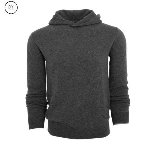 Greyson Sweaters Nwt Greyson Mens Medium Dark Grey Hooded Sweater 7